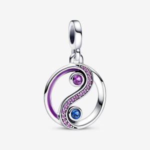 Pandora ME Balance Yin & Yang Medallion Pendants Sterling silver | 30185-OSMA