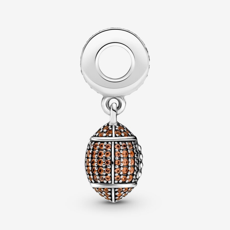 Pandora American Football Dangle Charms Sterling silver | 46157-YUDV