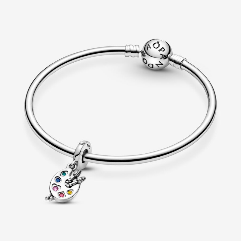 Pandora Artist's Palette Dangle Charms Sterling silver | 65083-SEGD