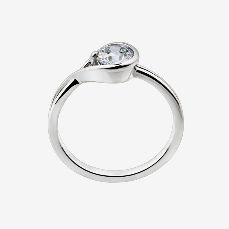 Pandora Brilliance 0.75 ct tw Lab-Created Diamond Rings White gold | 01534-OJKC