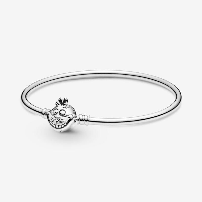 Pandora Disney Alice in Wonderland Cheshire Cat Clasp Moments Bangles Sterling silver | 39265-HRYS