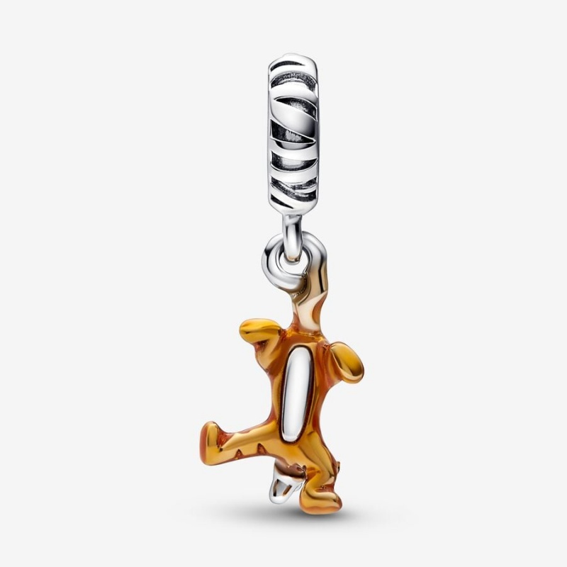 Pandora Disney Winnie the Pooh Tigger Dangle Charms Sterling silver | 79512-OGYE