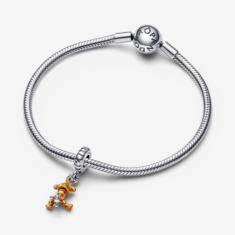 Pandora Disney Winnie the Pooh Tigger Dangle Charms Sterling silver | 79512-OGYE