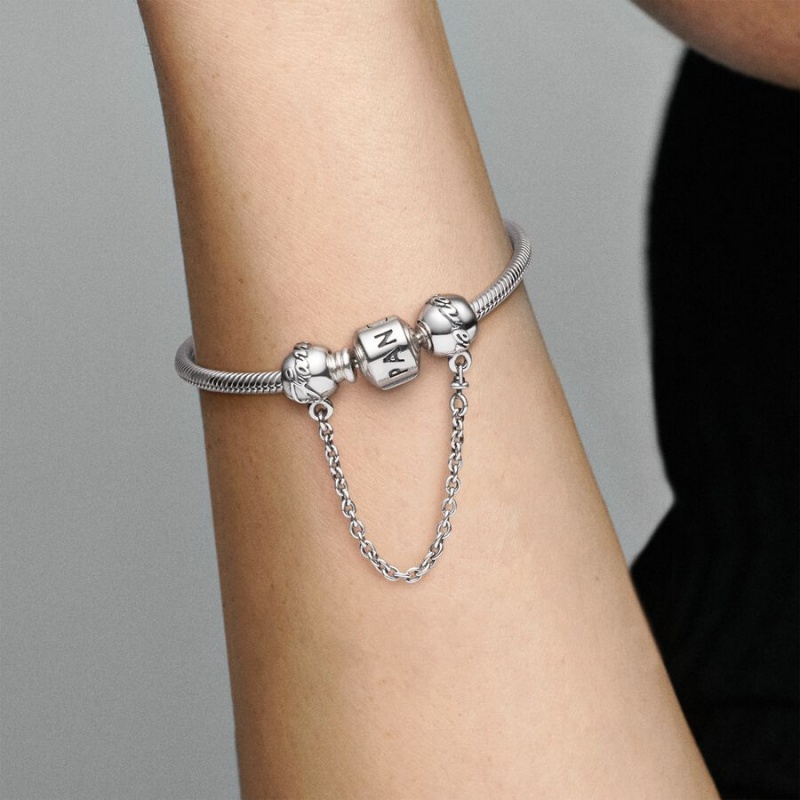 Pandora Family Forever Safety Chains Sterling silver | 71935-XKAT