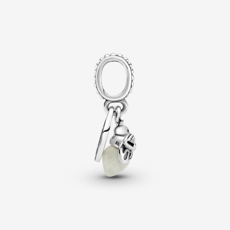 Pandora Glow-in-the-dark Firefly Dangle Charms Sterling silver | 91427-IJYO