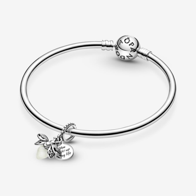 Pandora Glow-in-the-dark Firefly Dangle Charms Sterling silver | 91427-IJYO