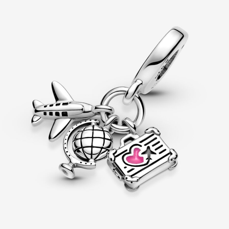 Pandora Jetsetters Charm Holders Sterling silver | 72895-ZSGO