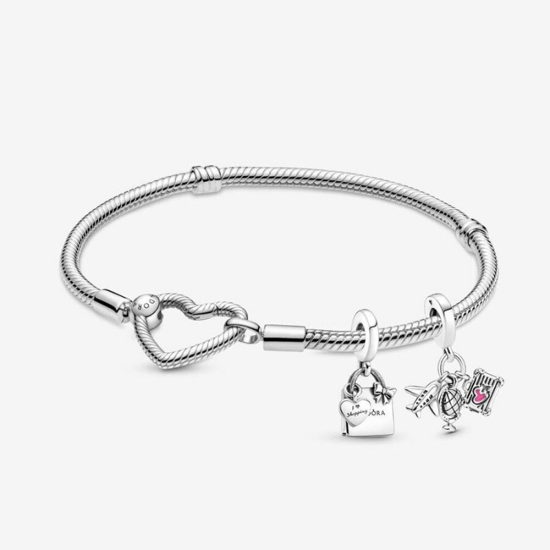 Pandora Jetsetters Charm Holders Sterling silver | 72895-ZSGO