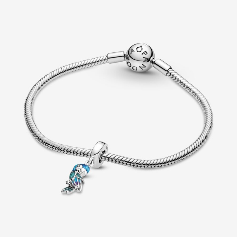 Pandora Jungle Paradise Parrot Dangle Charms Sterling silver | 78194-WEBD