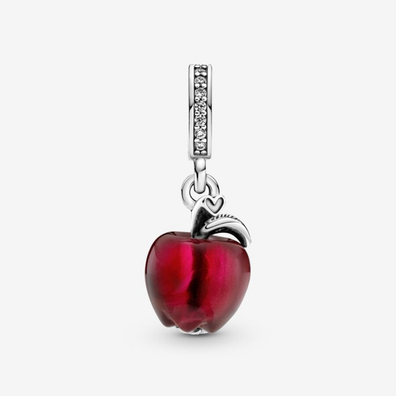 Pandora Murano Glass Red Apple Dangle Charms Sterling silver | 93647-AHSB