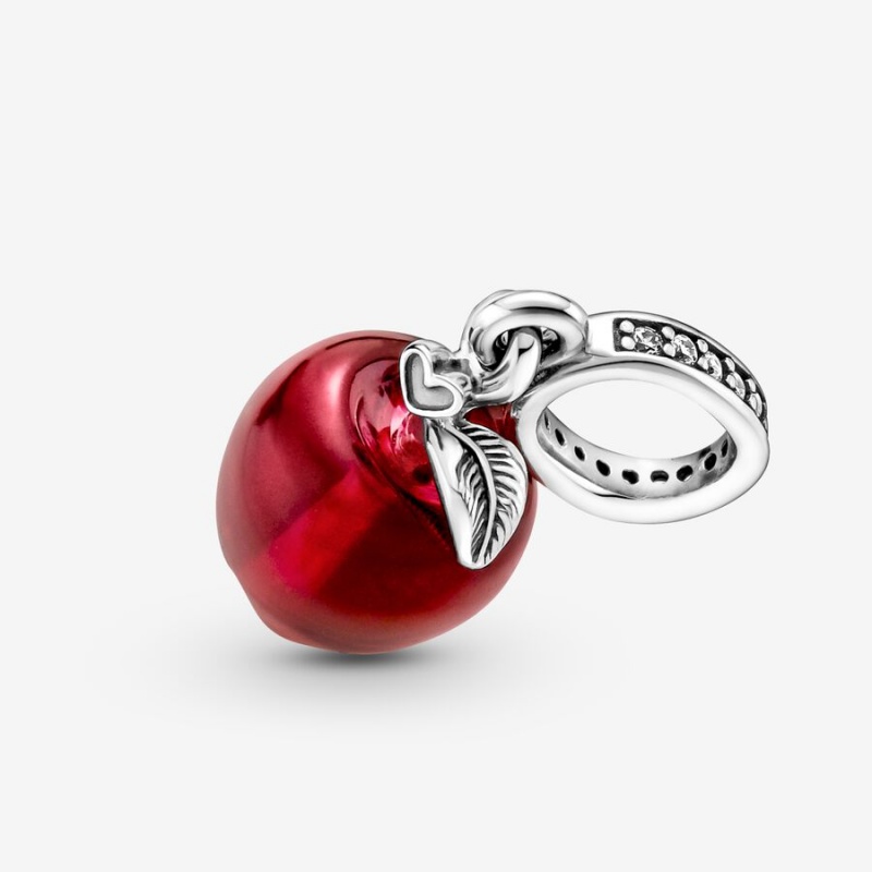 Pandora Murano Glass Red Apple Dangle Charms Sterling silver | 93647-AHSB