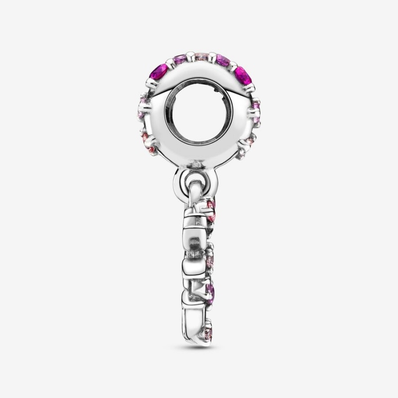 Pandora Pink Family Tree Dangle Charms Sterling silver | 70359-HFNQ