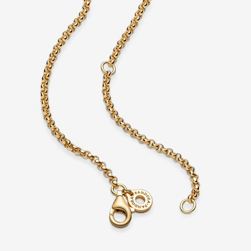 Pandora Rolo Chain Necklaces Sterling silver | 42867-RXIS