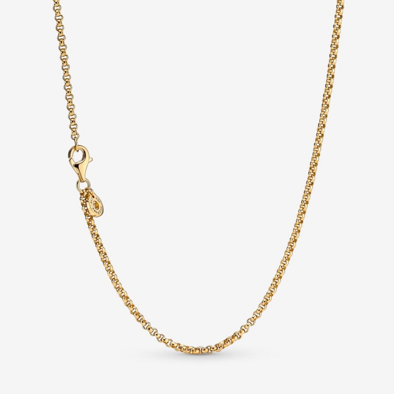 Pandora Rolo Chain Necklaces Sterling silver | 42867-RXIS