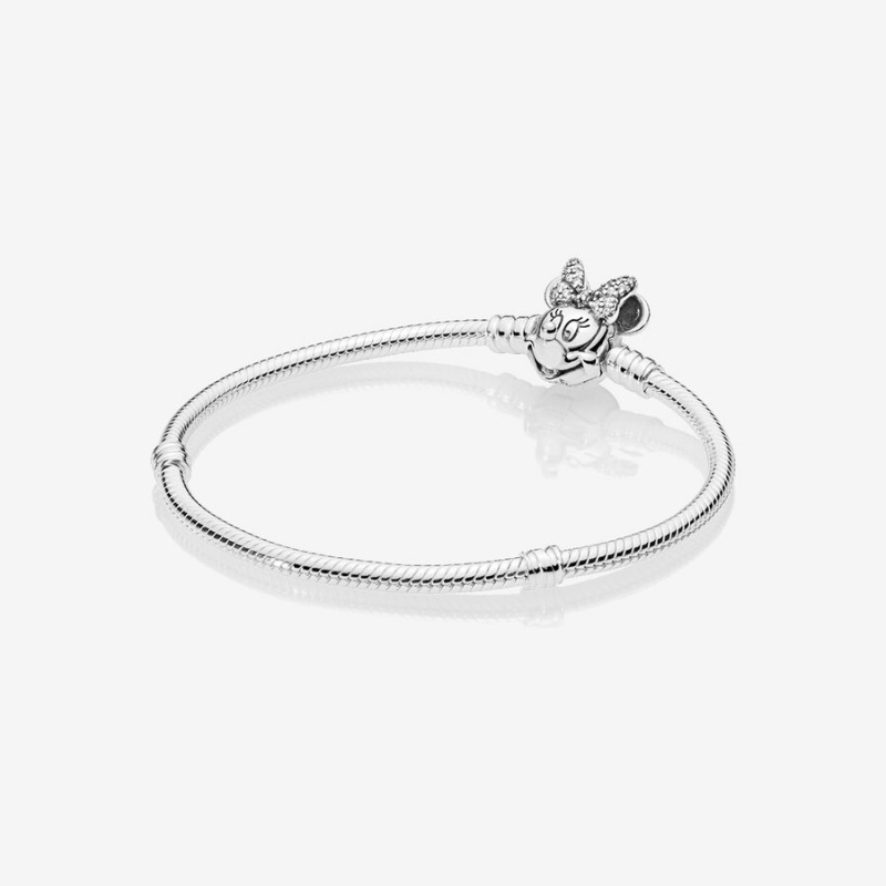 Pandora Shimmering Minnie Portrait Charm Holders Sterling silver | 86723-SDGJ