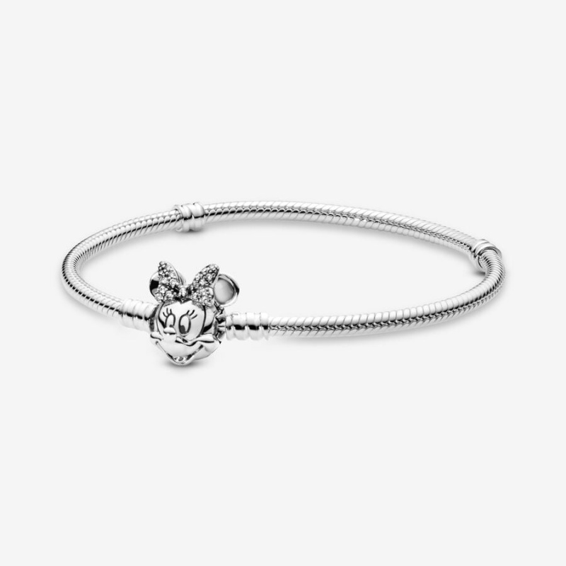 Pandora Shimmering Minnie Portrait Charm Holders Sterling silver | 86723-SDGJ