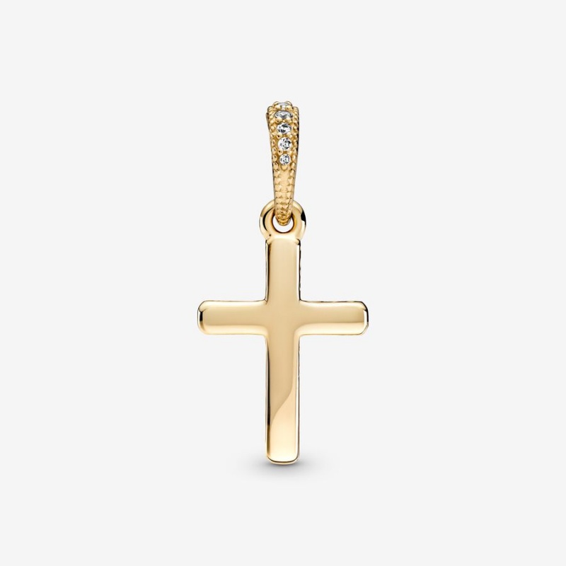 Pandora Sparkling Cross Pendants Sterling silver | 93684-CFOL