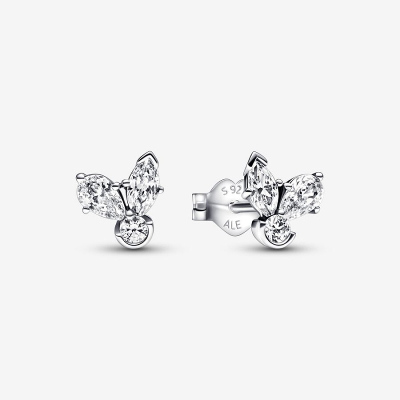 Pandora Sparkling Herbarium Cluster Dangle Charms Sterling silver | 08234-JUGZ