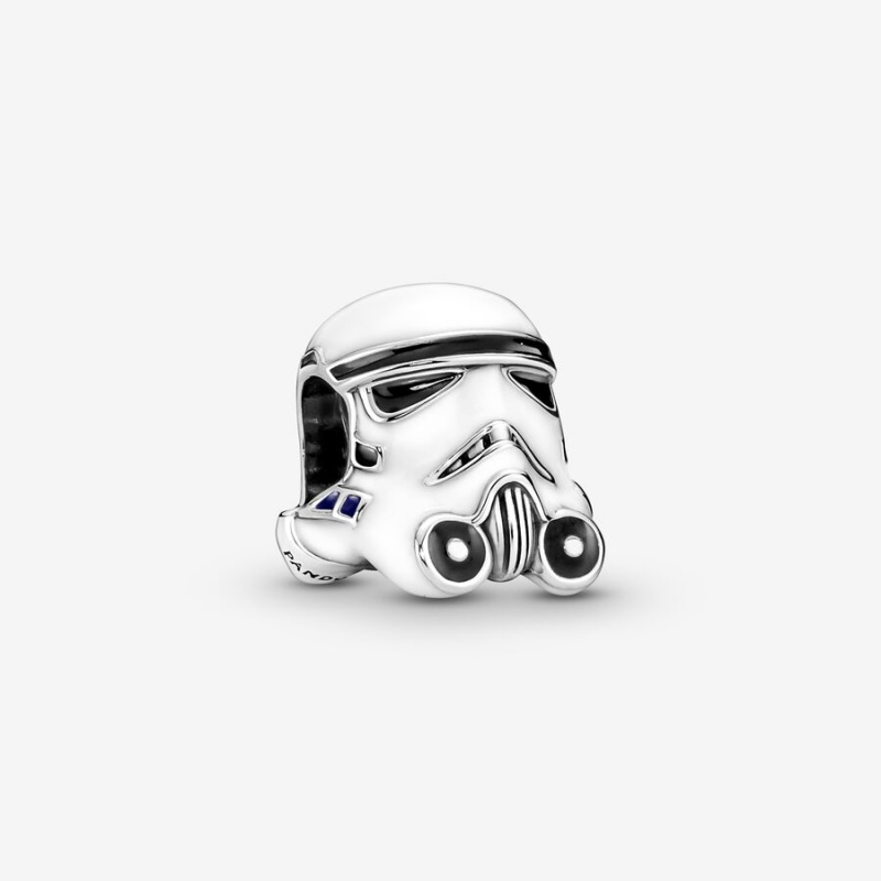 Pandora Star Wars Stormtrooper Helmet Key Charm Holders Multicolor | 56138-WDXY